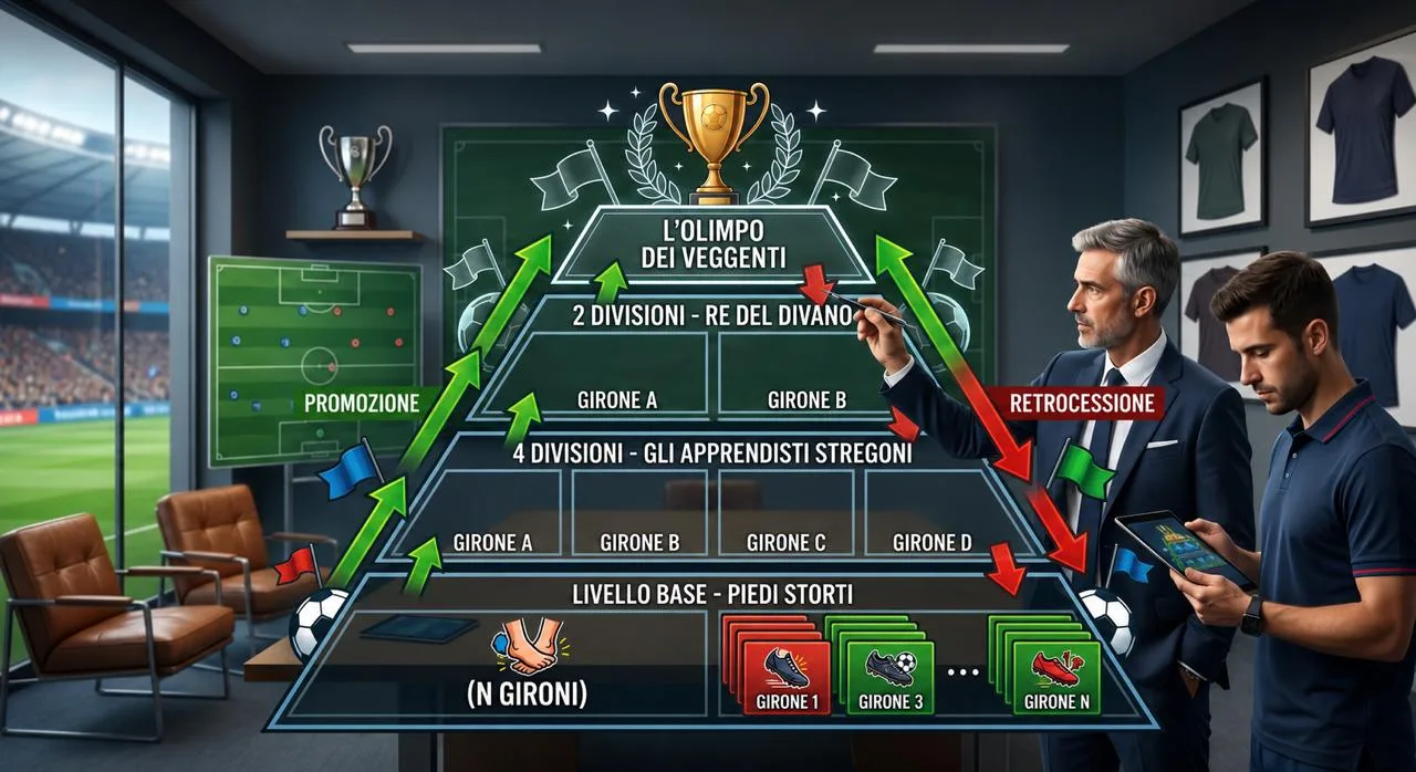 Struttura delle divisioni Mister13